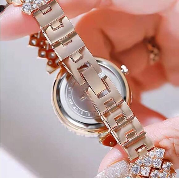 Rose Gold Watch and Tennis Bracelet Set - Picture 4 of 6